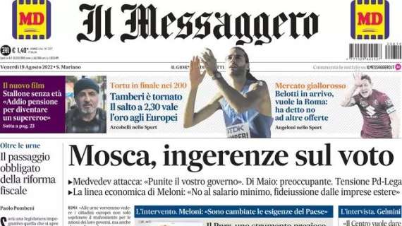 Il Messaggero - Mosca, ingerenze sul voto