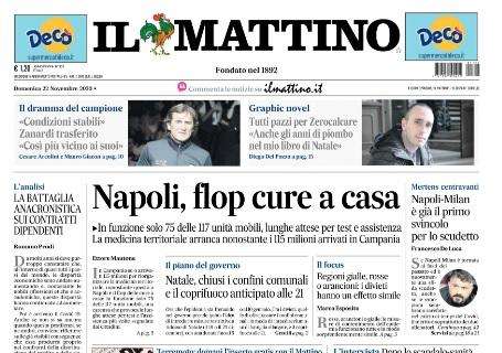 Il Mattino: "Napoli, flop cure a casa"