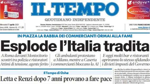 Il Tempo - Esplode l'Italia tradita