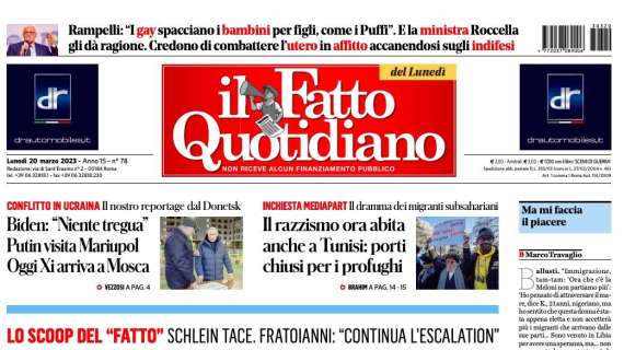 Il Fatto Quotidiano - "Conte e i soldati ucraini in Italia: «Il governo ci trascina in guerra»”