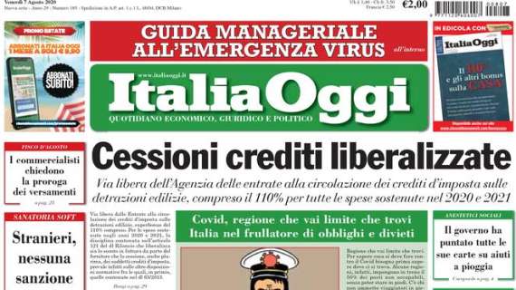 Italia Oggi - Cessioni crediti liberalizzate