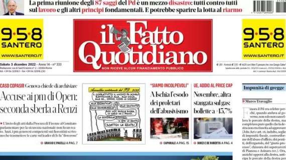 Il Fatto Quotidiano - "Gli altri parlano di pace, in Italia +800mln in armi"