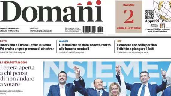Domani - Uniti solo per un giorno l’ascesa di Meloni rivela il declino di Salvini