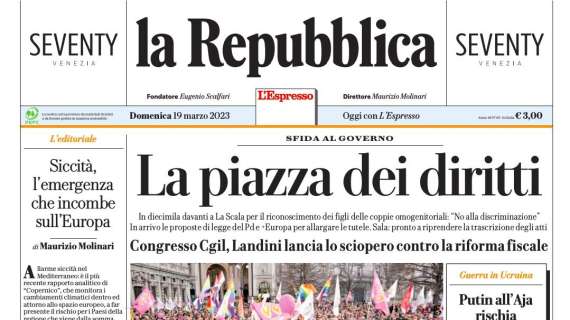 La Repubblica - "La piazza dei diritti"