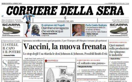 Corriere della Sera - Vaccini, la nuova frenata 