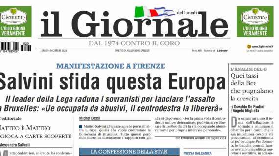 Il Giornale - Salvini sfida questa Europa