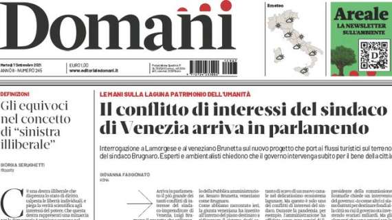 Domani - Il conflitto di interessi del sindaco di Venezia arriva in Parlamento