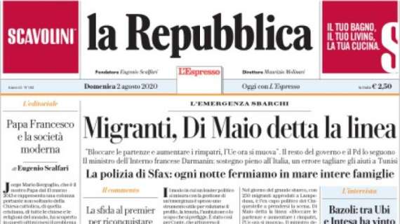 La Repubblica - Migranti, Di Maio detta la linea
