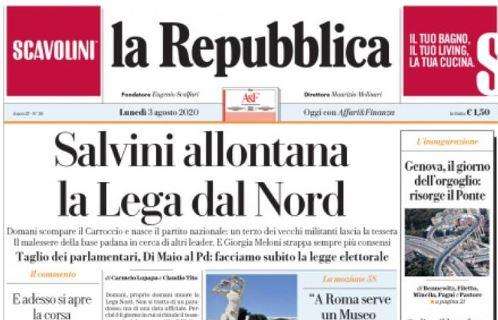 La Repubblica - Salvini allontana la Lega dal Nord