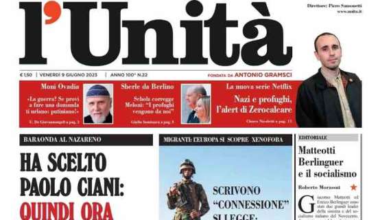 L'Unità - "Matteotti, Berlinguer e il socialismo"