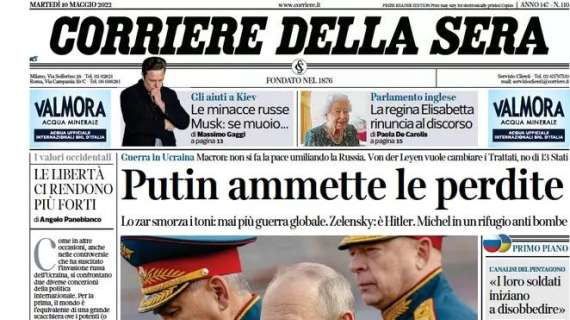 Corriere della Sera - Putin ammette le perdite