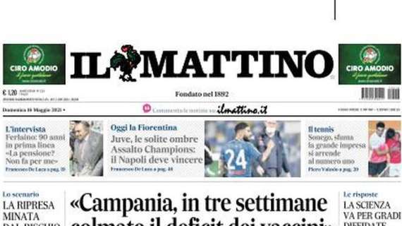 Il Mattino - "Campania, in tre settimane colmato il deficit dei vaccini"