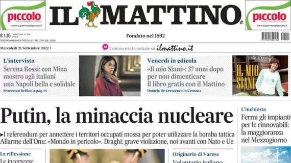 Il Mattino - Putin, la minaccia nucleare