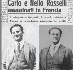 RicorDATE? - 9 giugno 1937, i fratelli Carlo e Nello Rosselli vengono assassinati in Francia dai fascisti