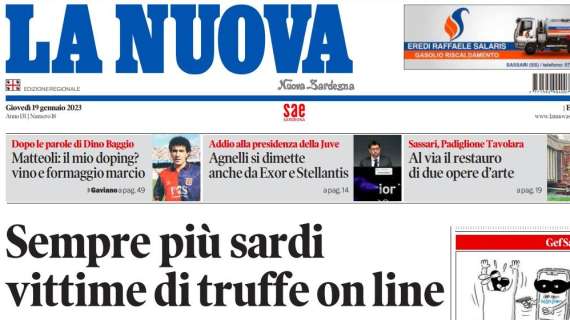 La Nuova Sardegna - "Sempre più sardi vittime di truffe on line" 