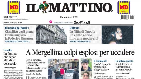 Il Mattino di Napoli - "Autonomia, Forza Italia frena" 