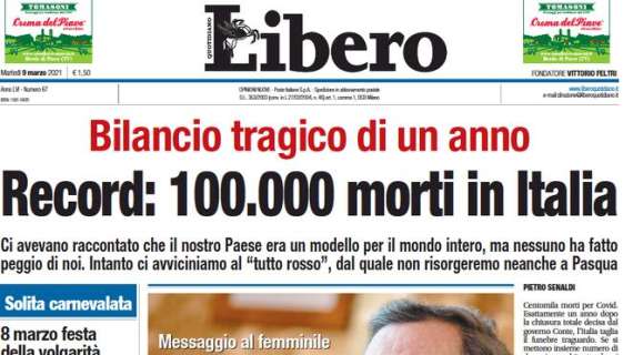 Libero - Record: 100.000 morti in Italia 