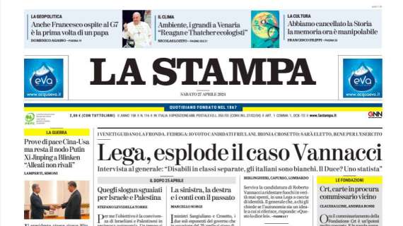 La Stampa - Lega, esplode il caso Vannacci