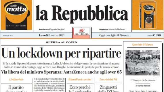 La Repubblica - Un lockdown per ripartire 