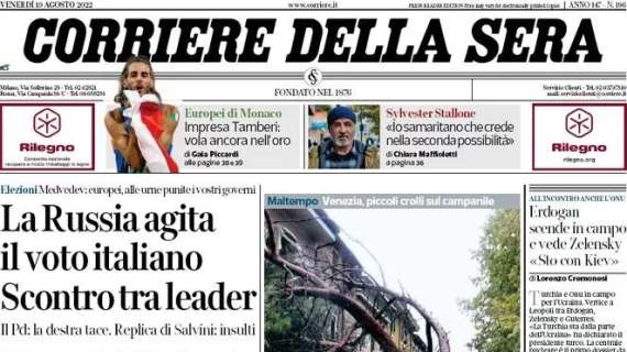 Corriere della Sera - La Russia agita il voto italiano 