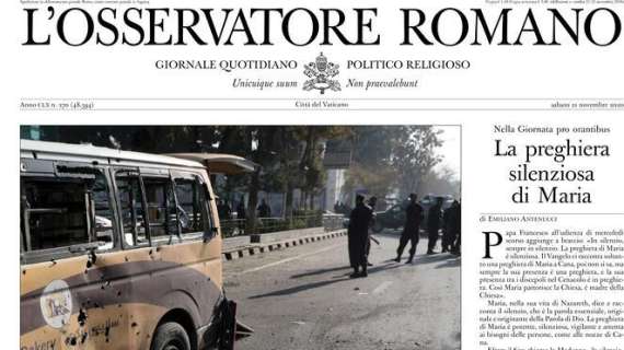 L'Osservatore Romano - Missili su Kabul