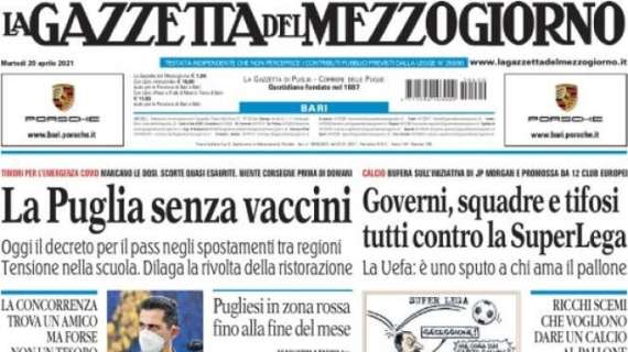 La Gazzetta del Mezzogiorno - La Puglia senza vaccini