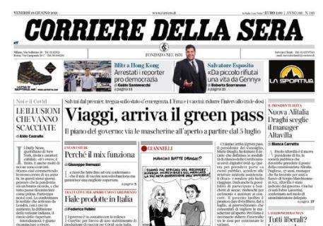 Corriere della Sera - Viaggi, arriva il green pass