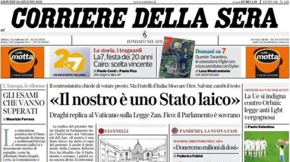 Corriere della Sera - "Il nostro è uno Stato laico"