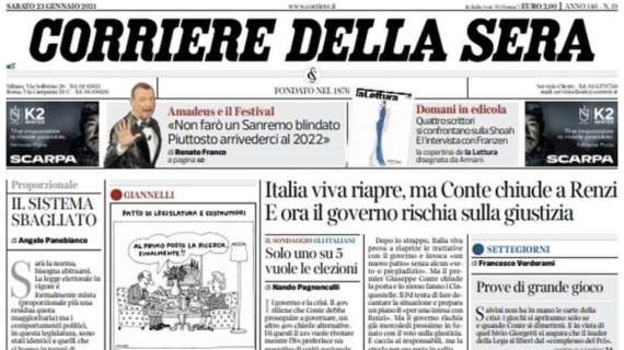 Corriere della Sera - La Lombardia torna arancione 