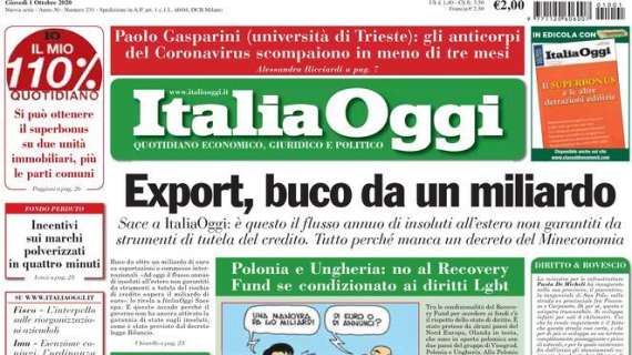Italia Oggi - Export, buco da un miliardo