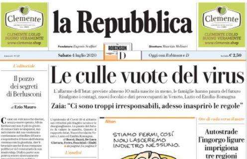 La Repubblica - Le culle vuote del virus