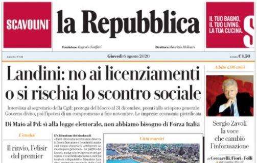 La Repubblica - Landini: no ai licenziamenti o si rischia lo scontro sociale 