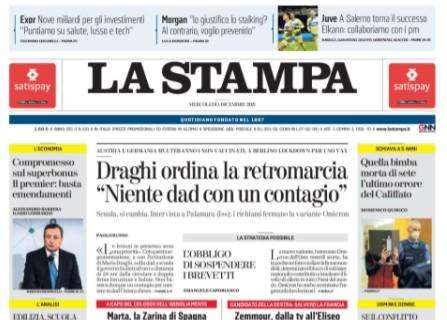 La Stampa - Draghi ordina la retromarcia. "Niente dad con un contagio"
