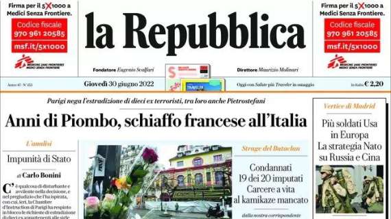 La Repubblica - Assedio al governo