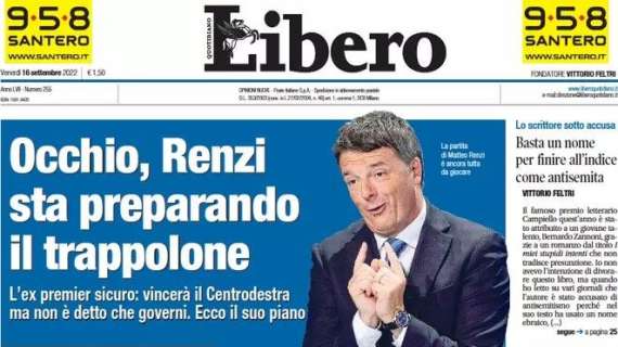 Libero - Occhio, Renzi sta preparando il trappolone 