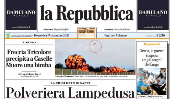 La Repubblica - Polveriera Lampedusa