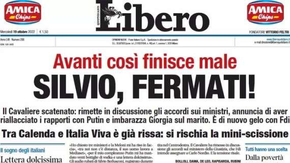 Libero Quotidiano - Silvio, fermati!