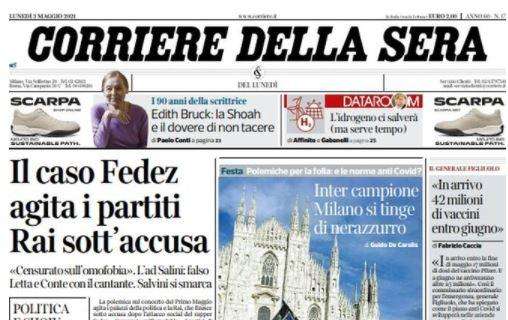 Corriere della Sera - Il caso Fedez agita i partiti. Rai sotto accusa