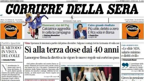 Corriere della Sera - Sì alla terza dose dai 40 anni