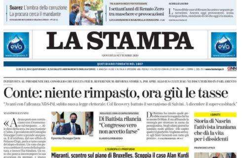 La Stampa - Conte: niente rimpasto, ora giù le tasse