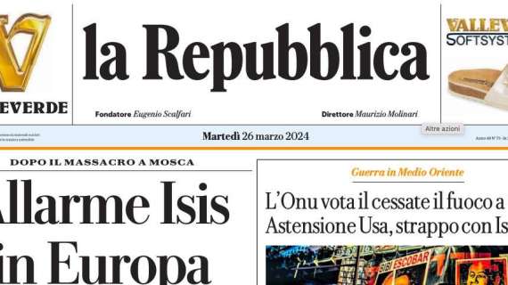La Repubblica - Allarme Isis in Europa 