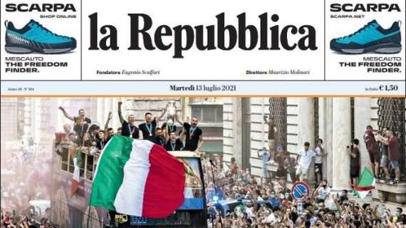 La Repubblica - "Avete unito l'Italia"