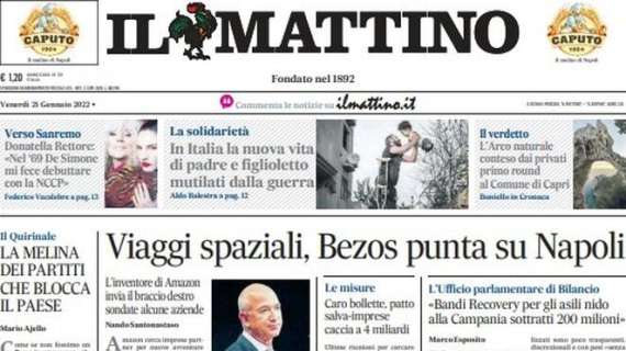 Il Mattino - Colle, dialogo Salvini-Conte