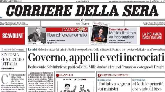 Corriere della Sera - Governo, appelli e veti incrociati