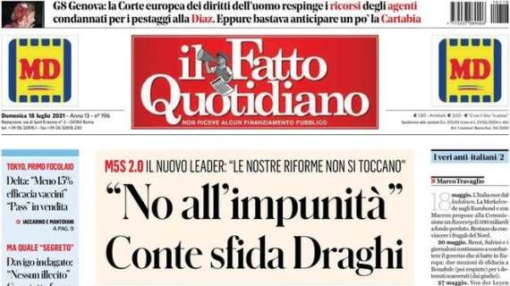 Il Fatto Quotidiano - "No all'impunità". Conte sfida Draghi