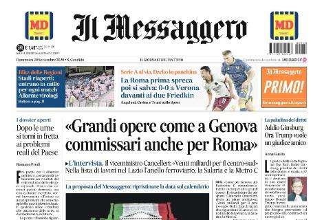 Il Messaggero: "Grandi opere come a Genova, commissari anche per Roma"