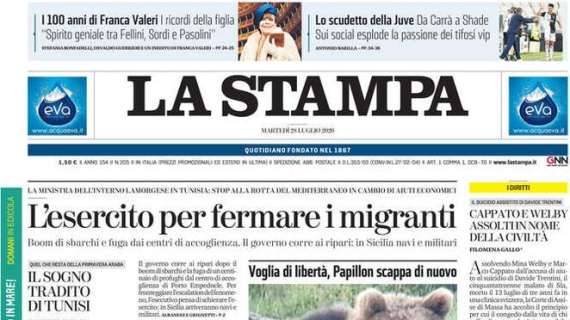 La Stampa - L'esercito per fermare i migranti