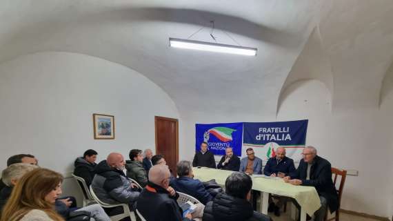 Fratelli d’Italia Alto Sele Tanagro, a Contursi Terme Fabbricatore, Amato e Iannone incontrano i vertici del partito