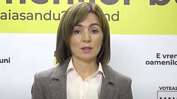 Sandu Maia (Pres. Moldavia): "Stiamo iniziando percorso verso Ue"