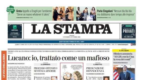 La Stampa - Berlusconi scuote il centrodestra